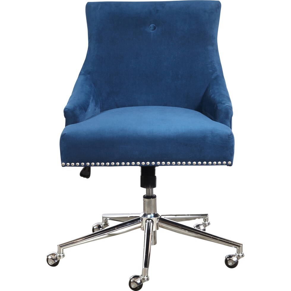 gretel blue desk chair   