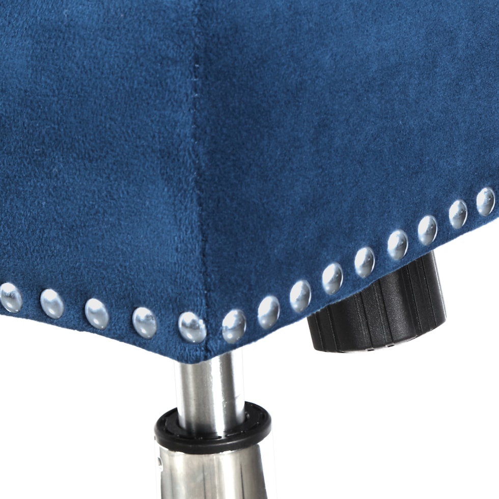 gretel blue desk chair   