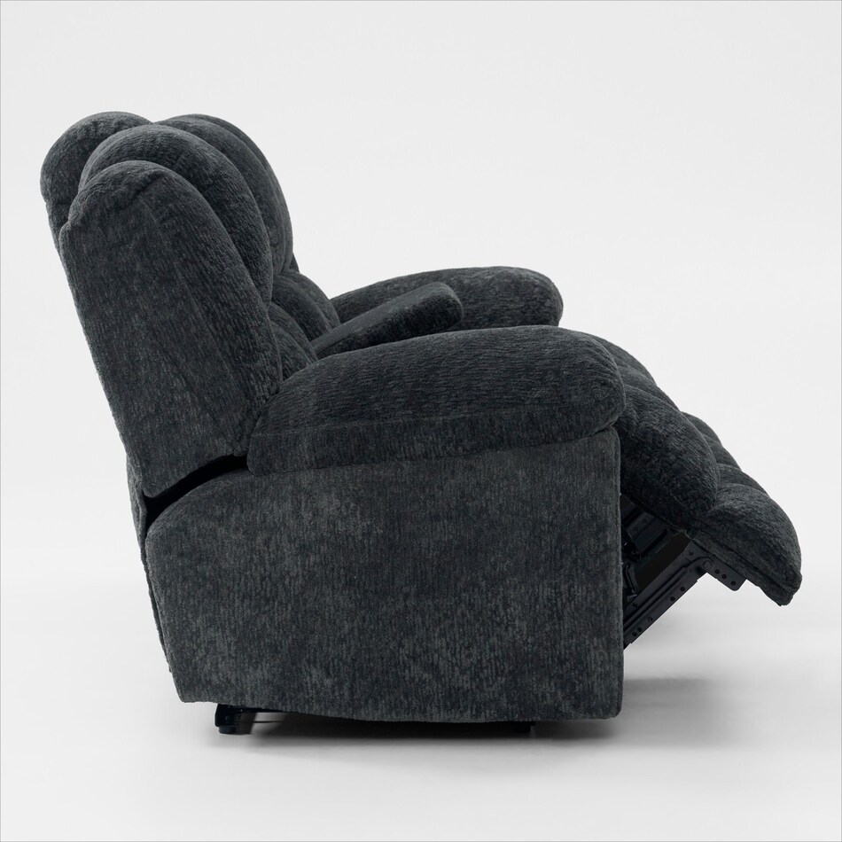 Griffin Manual Reclining Loveseat with Console Value City Furniture