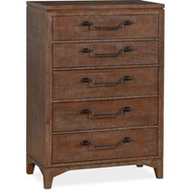 gristmill bedroom dark brown chest   