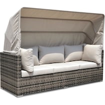 gulf shore light brown outdoor daybed   