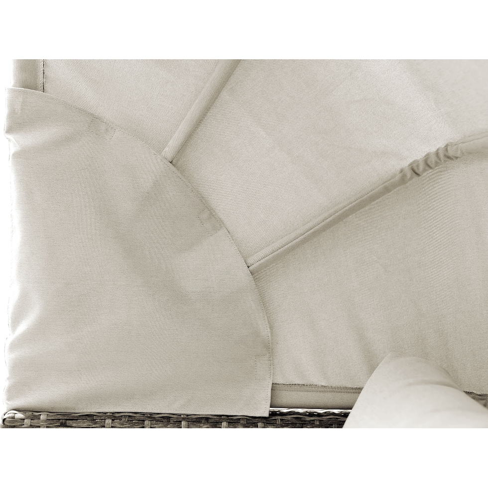 gulf shore light brown outdoor daybed   