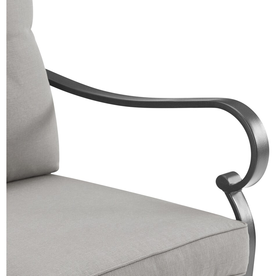 gulfport gray outdoor chair set   
