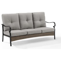 gulfport gray outdoor sofa   