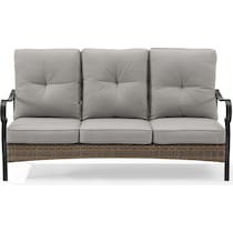 gulfport gray outdoor sofa   