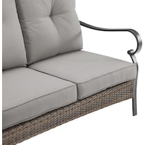 gulfport gray outdoor sofa   