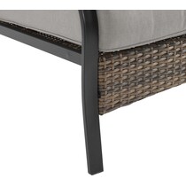 gulfport gray outdoor sofa   