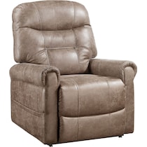 gunner light brown lift chair   