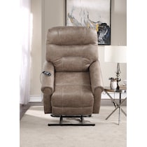 gunner light brown lift chair   