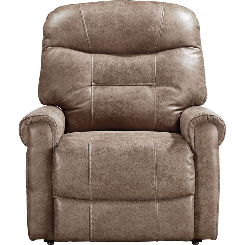 gunner light brown lift chair   