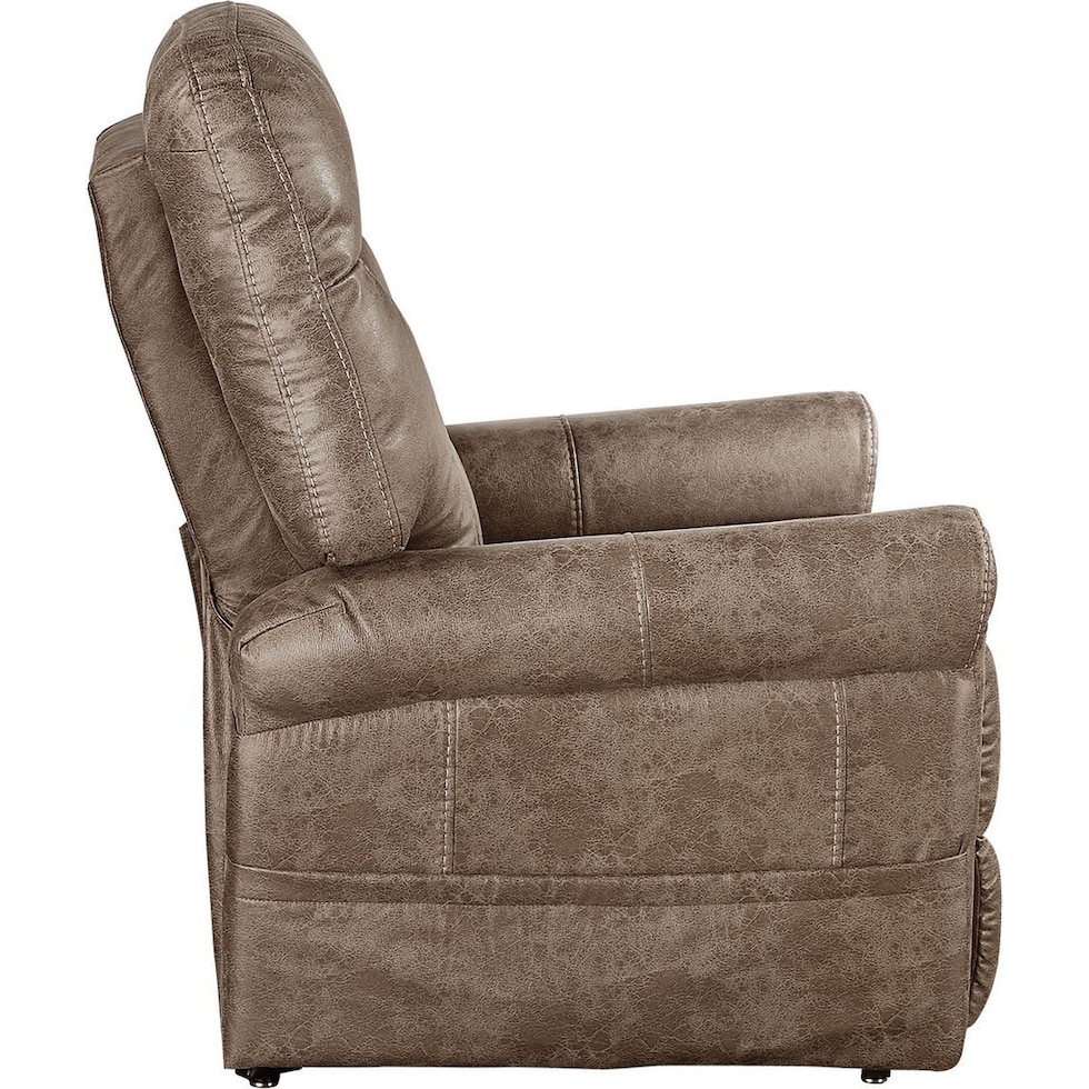 gunner light brown lift chair   