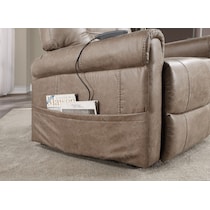 gunner light brown lift chair   