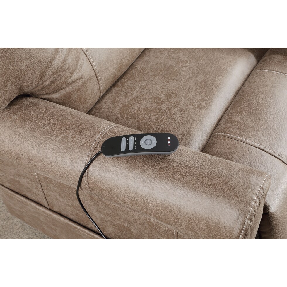 gunner light brown lift chair   