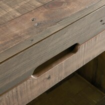 gustav light brown nightstand   