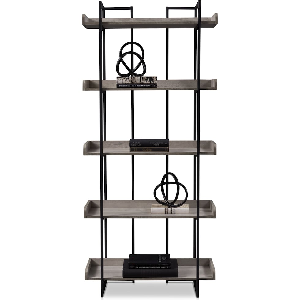 gwen gray bookcase   