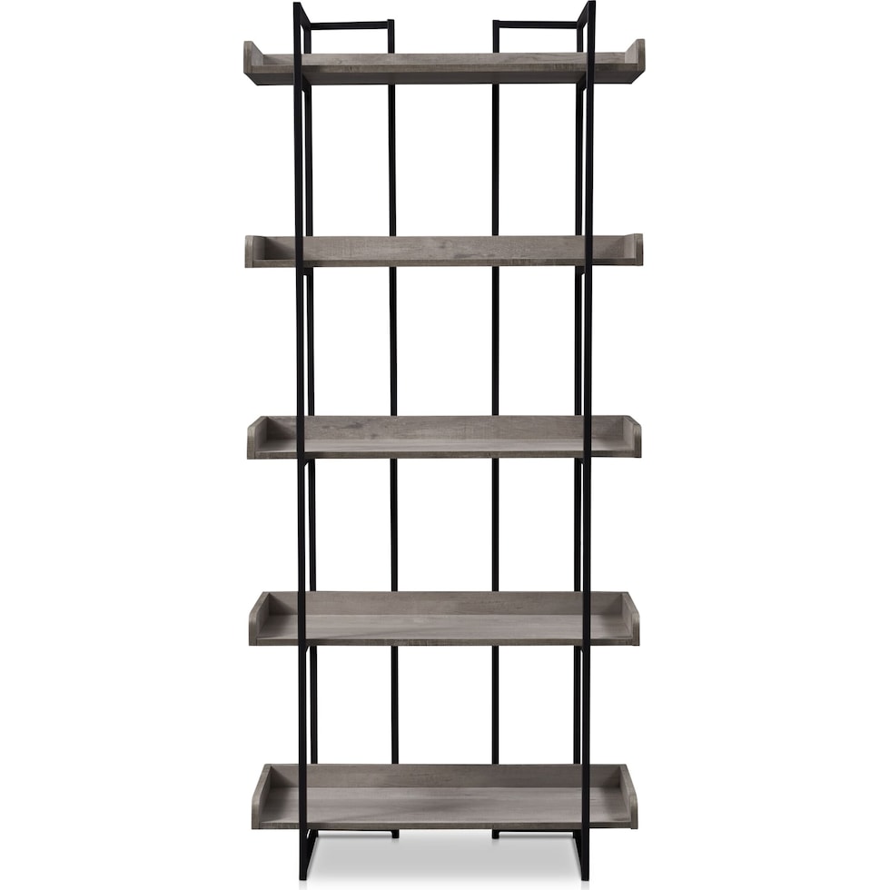 gwen gray bookcase   