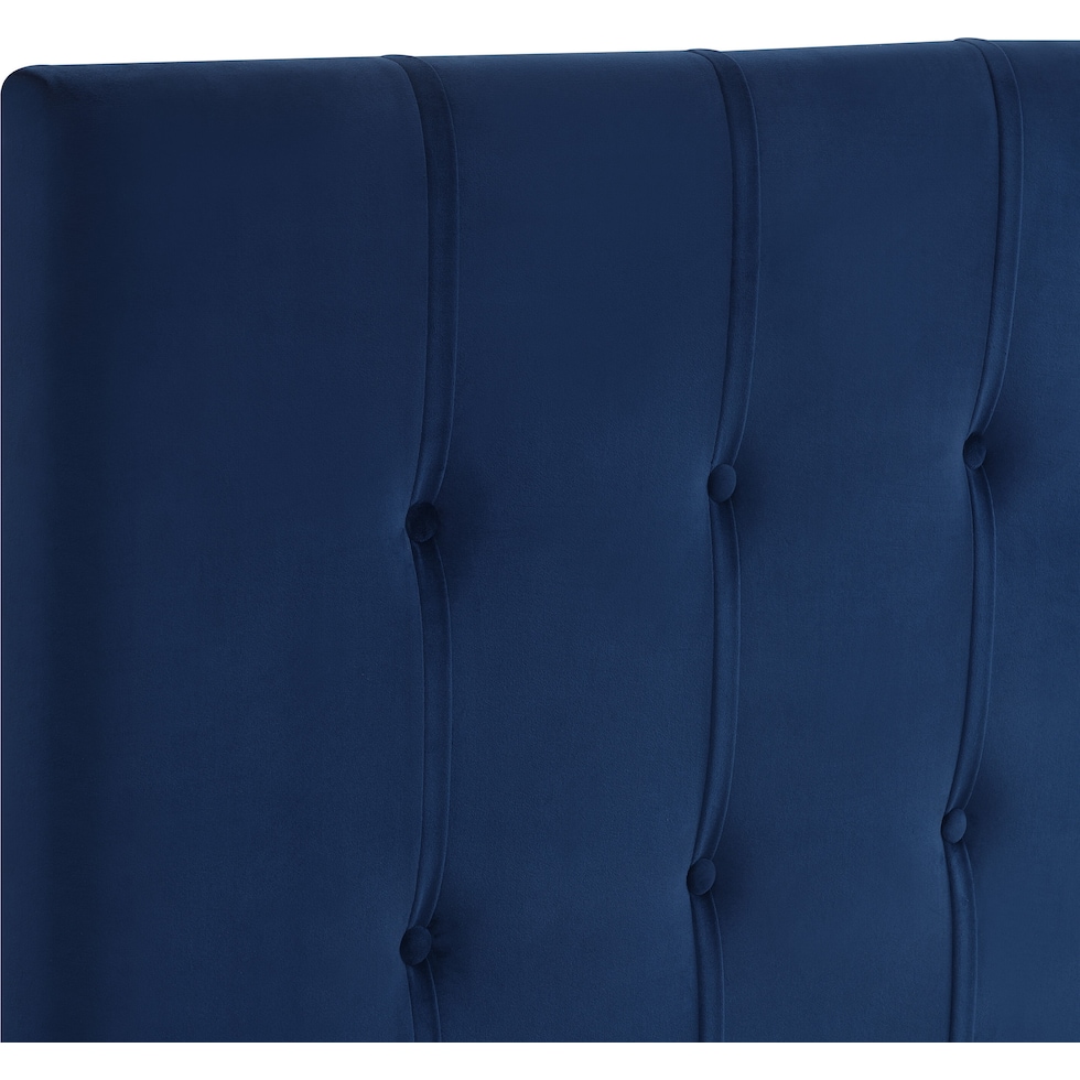 gwyneth blue full queen headboard   