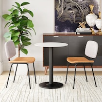 hadassah white dining table   