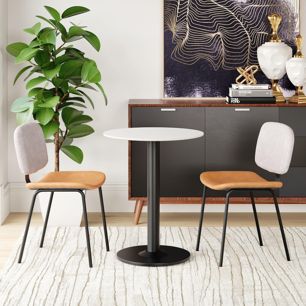 hadassah white dining table   