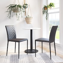 hadassah white dining table   