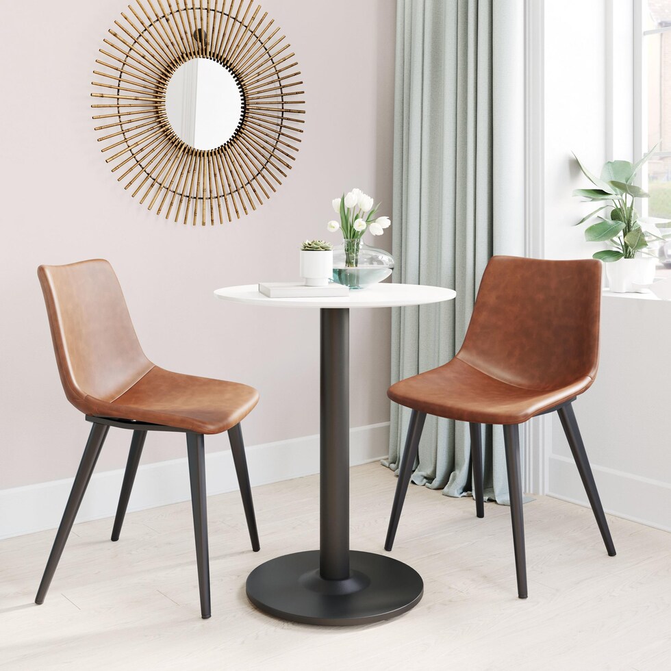 hadassah white dining table   