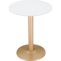 hadassah white gold dining table   