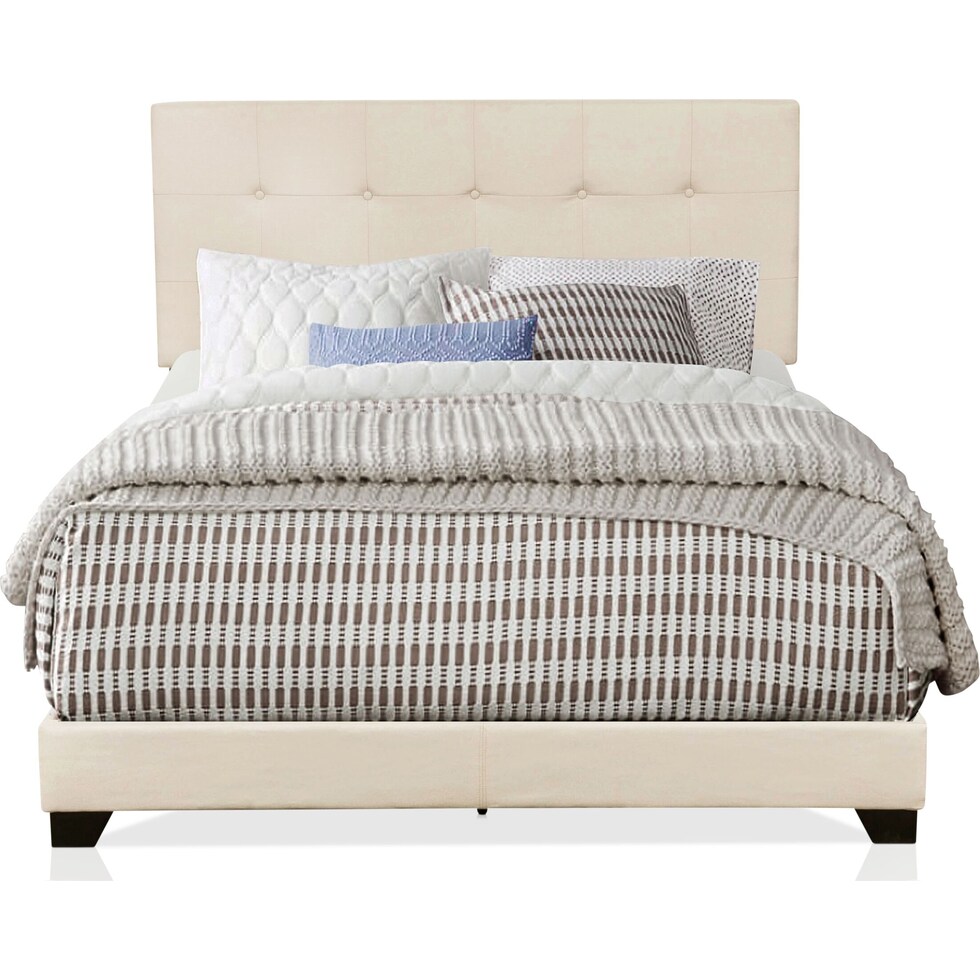hadley beige queen bed   