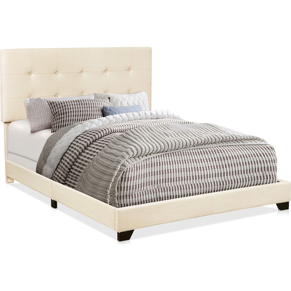 hadley beige queen bed   