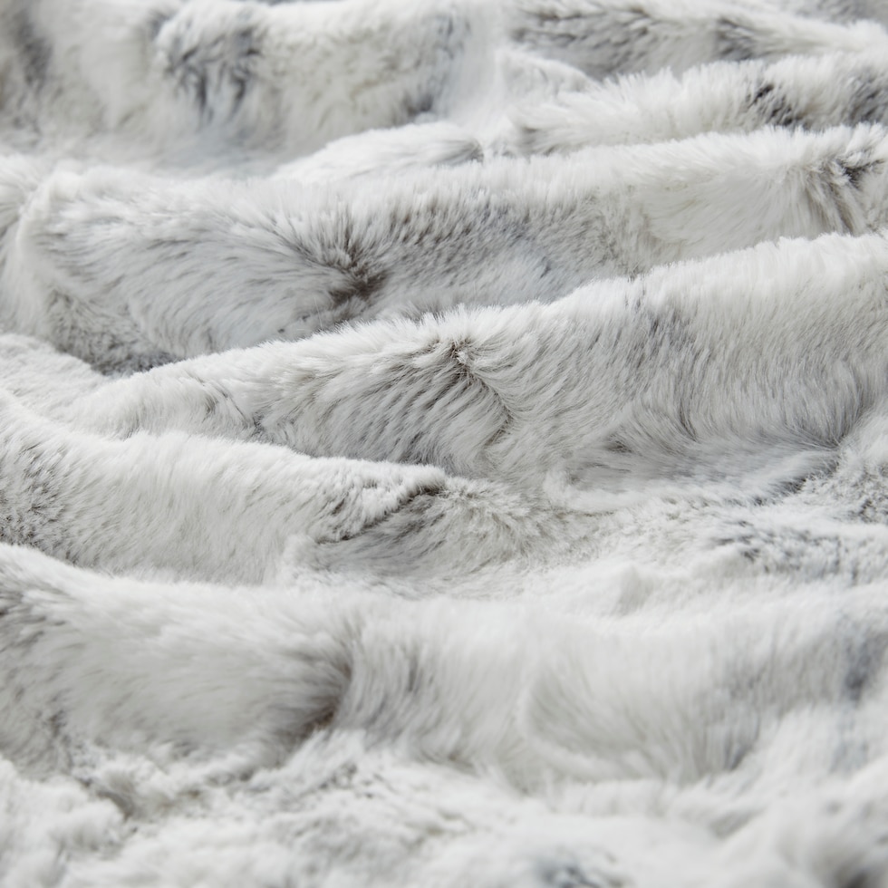 hadley gray blanket   