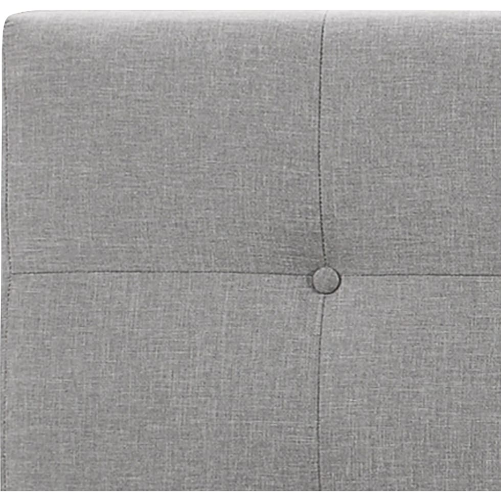 hadley gray queen upholstered bed   