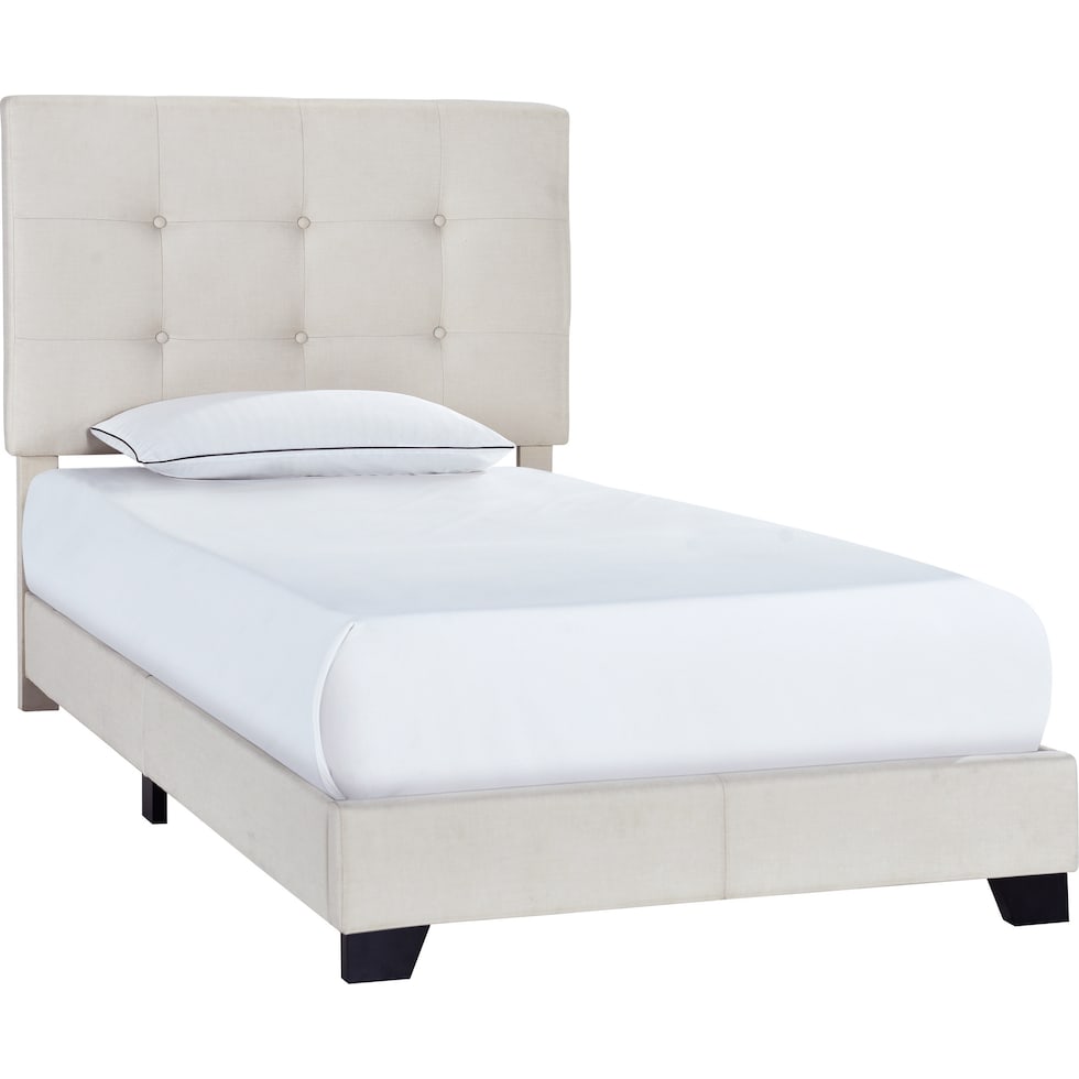 hadley gray twin bed   