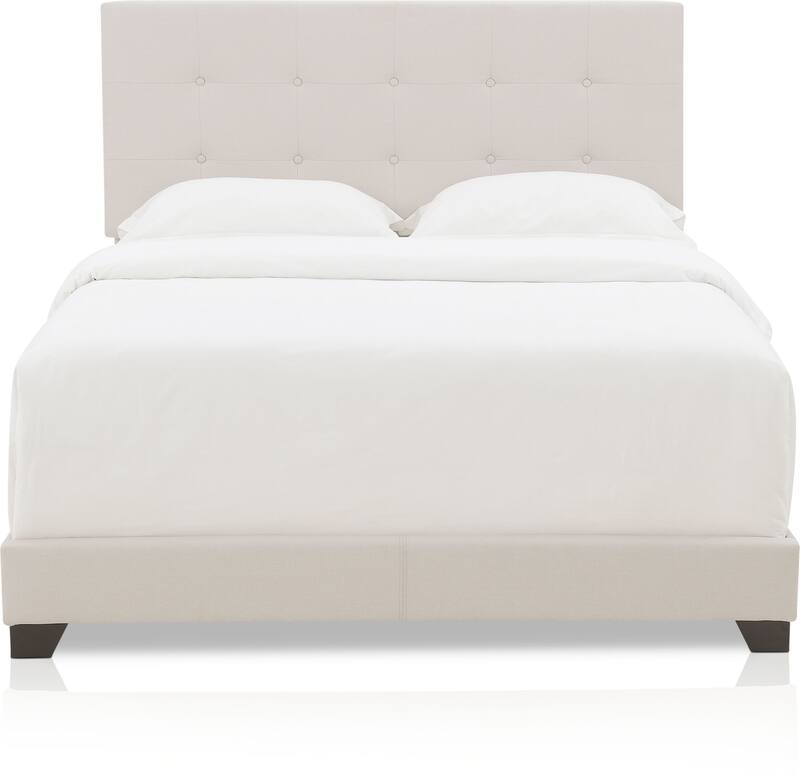 Hadley King Upholstered Bed White Value City Furniture