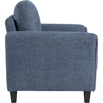 hagen blue accent chair   