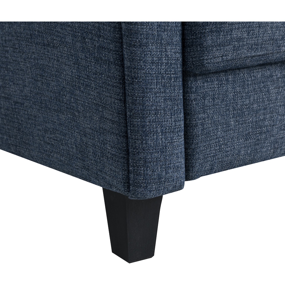 hagen blue accent chair   