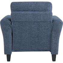 hagen blue accent chair   