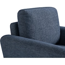 hagen blue accent chair   