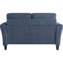 hagen blue loveseat   