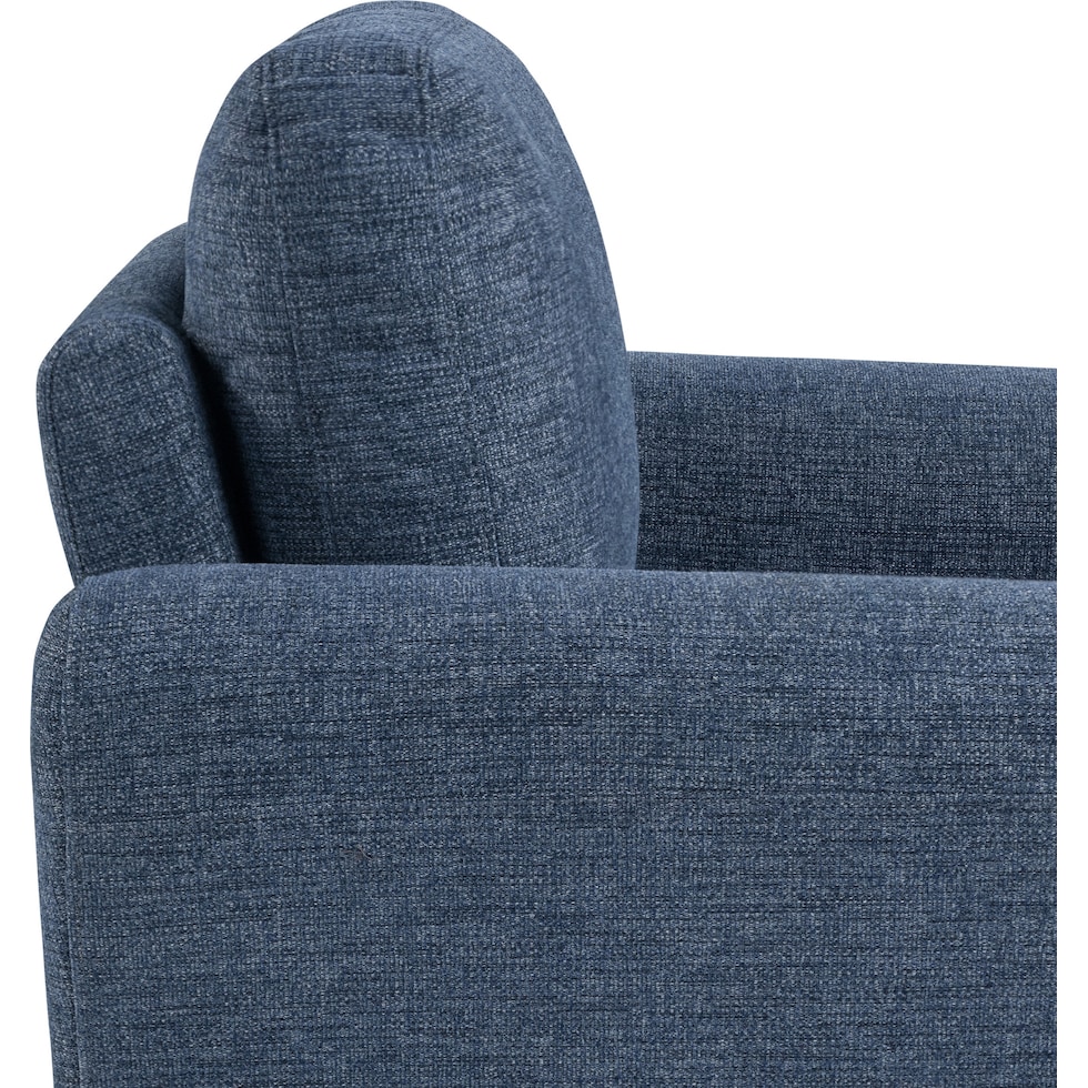 hagen blue loveseat   