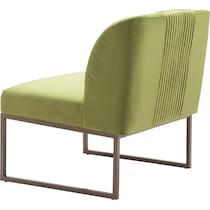 haines green accent chair   