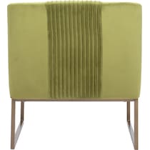 haines green accent chair   