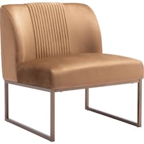 haines light brown accent chair   