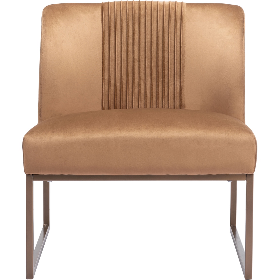 haines light brown accent chair   