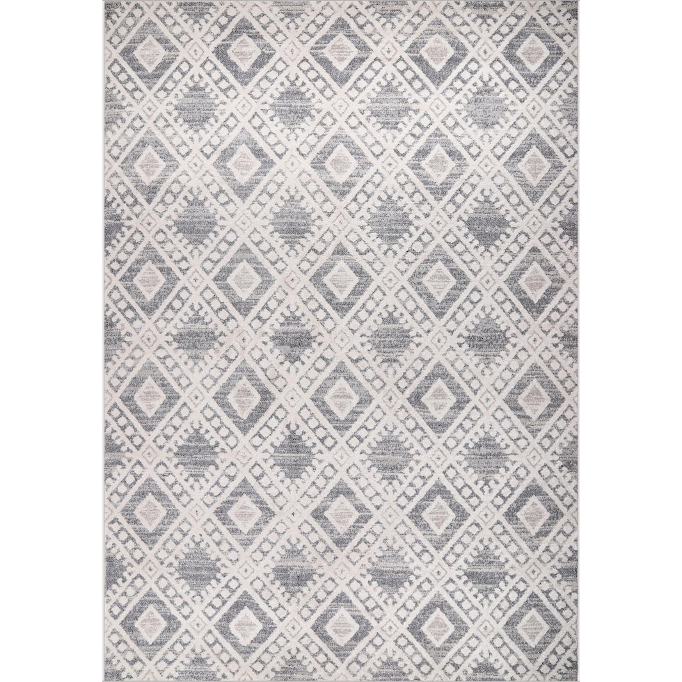 hakim cream gray area rug  x    