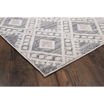hakim cream gray area rug  x    