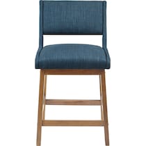 halden blue counter height stool   