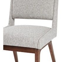 halden white chair   