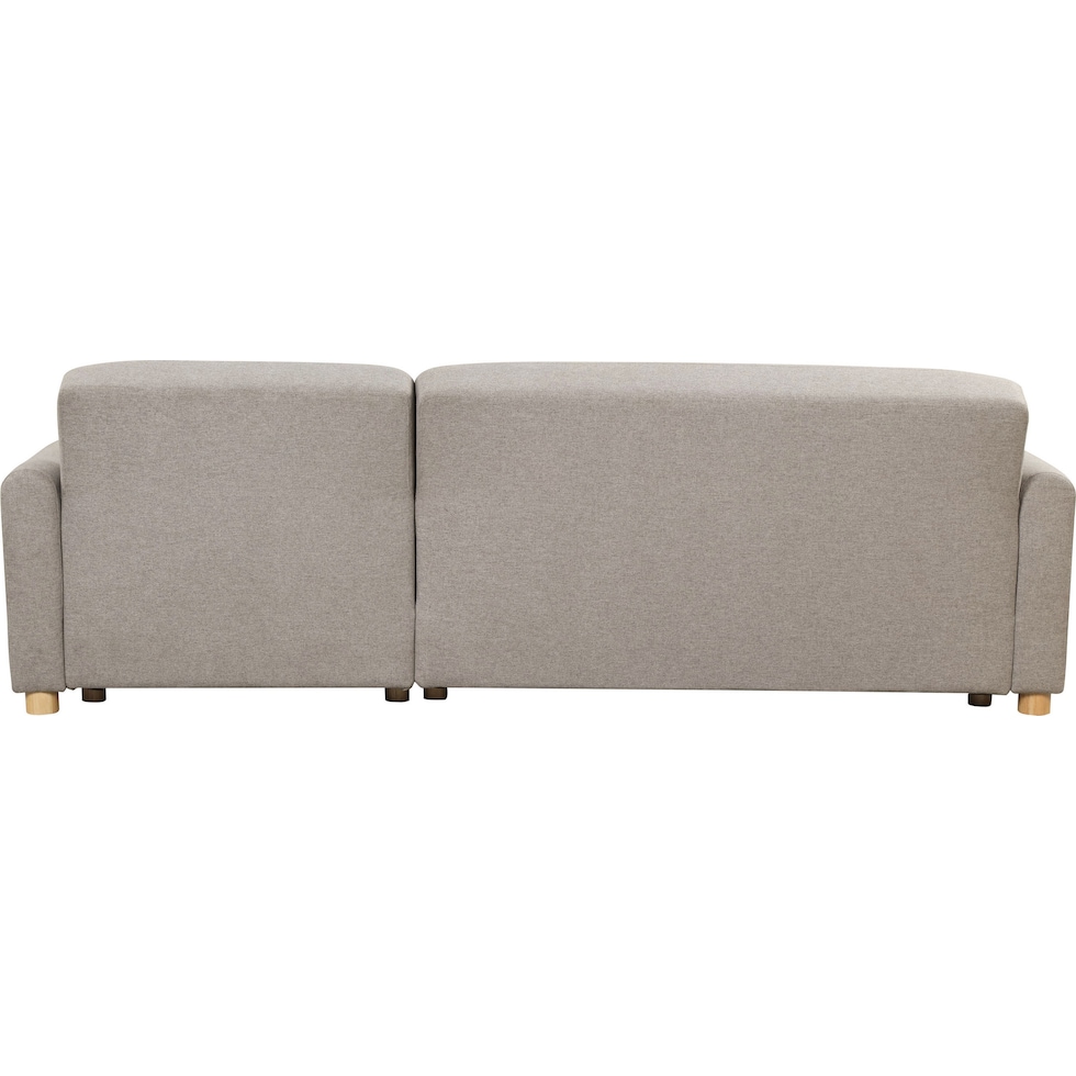 haleigh gray sleeper sectional   