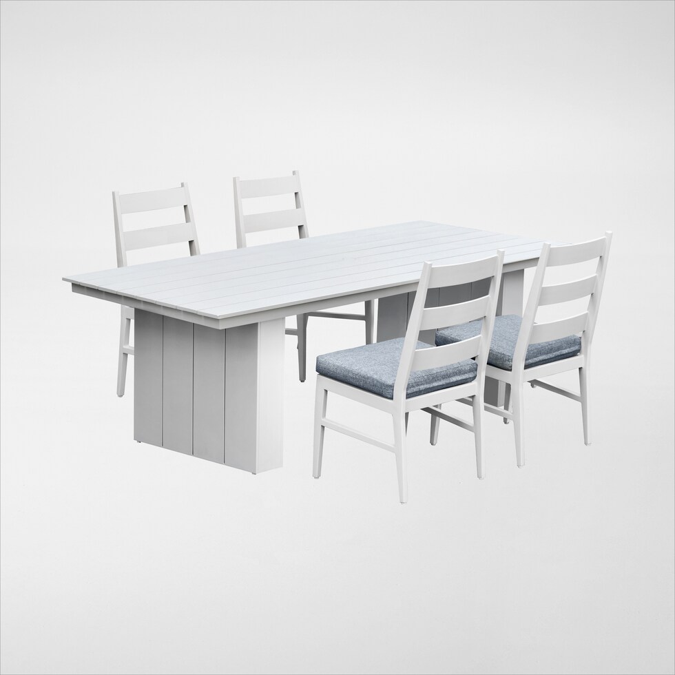 halifax white  pc outdoor dining   