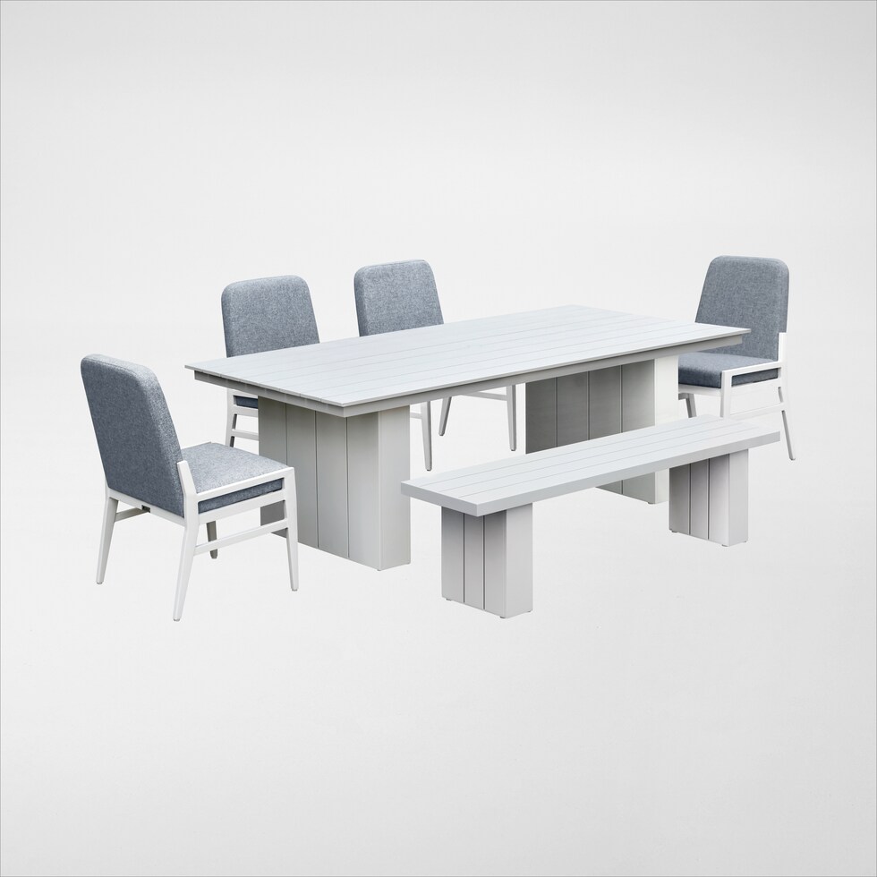 halifax white  pc outdoor dining   