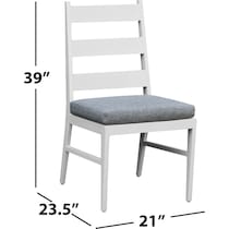 halifax white  pc outdoor dining   